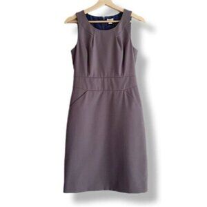 J. CREW Wool Blend Light Mini Sheath Dress Purple Sz 2